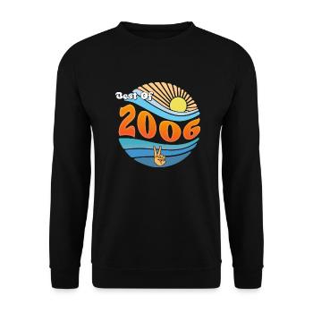 2006 – 19 ans de souvenirs épiques et de grands moments - Sweat-shirt Unisexe - noir - Devant - Alina (178cm) & Michal (187cm)