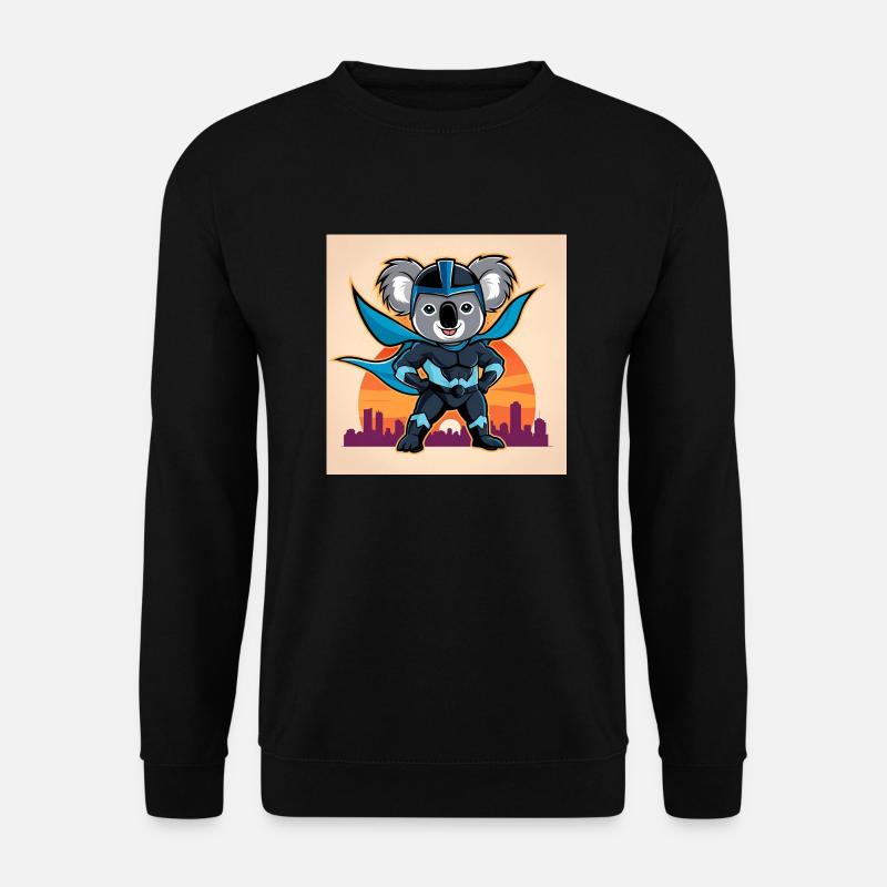 Super-Koala - Unisex Pullover - Schwarz