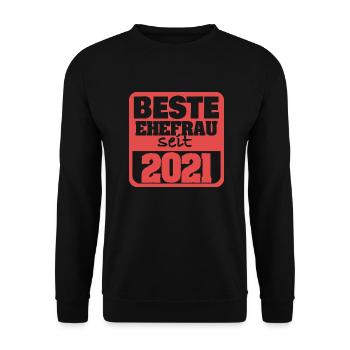 Marriage 2021 - Unisex Sweatshirt - black - Front - Alina (178cm) & Michal (187cm)