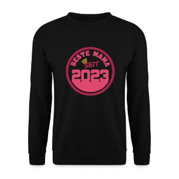 2023 - Unisex Sweatshirt - black - Front - Alina (178cm) & Michal (187cm)