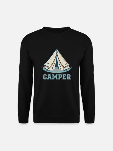 zelt comic - Unisex Pullover - Schwarz