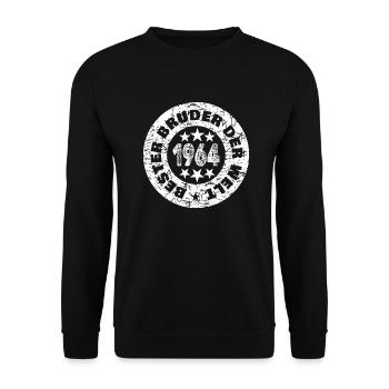 Bruder 1964 - Sweat-shirt Unisexe - noir - Devant - Alina (178cm) & Michal (187cm)