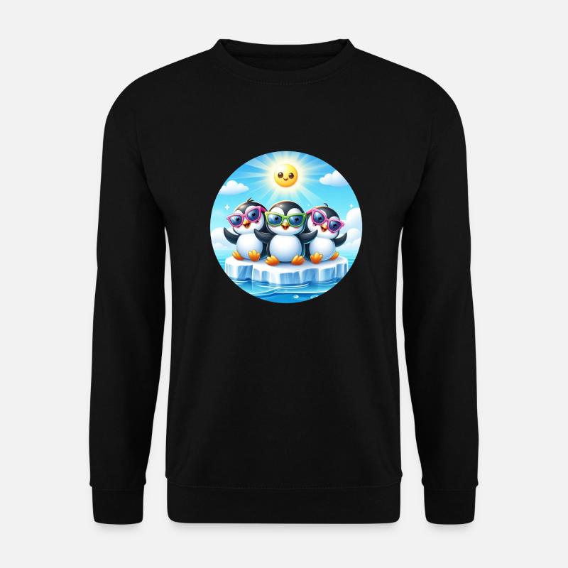 Lustige Pinguine 2 - Unisex Pullover - Schwarz