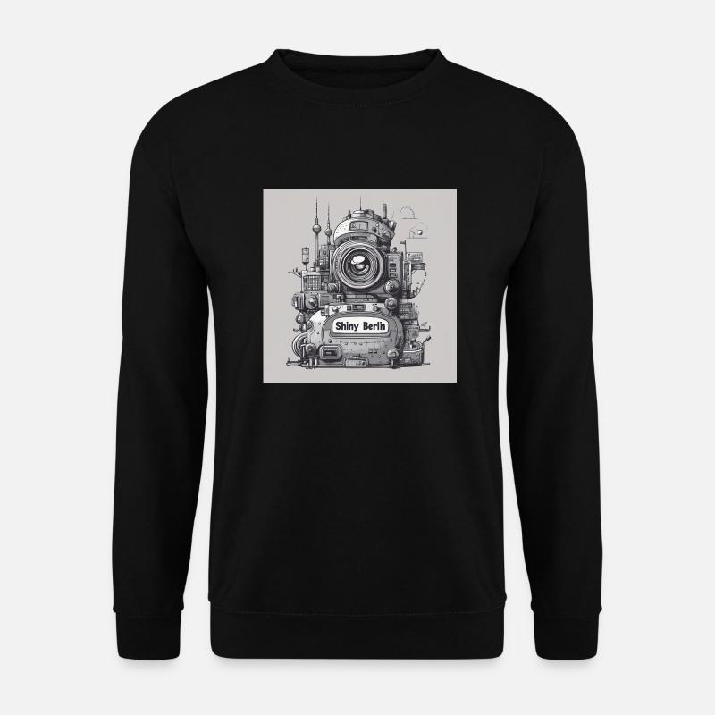 Berlin Planet - Unisex Pullover - Schwarz