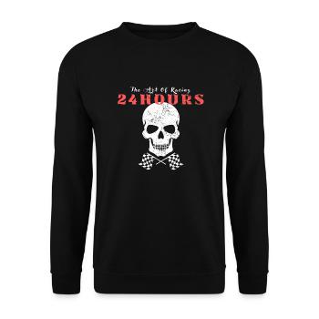 Skull 1 The Art Of Racing 24h - Unisex Pullover - Schwarz - Vorne - Alina (178cm) & Michal (187cm)
