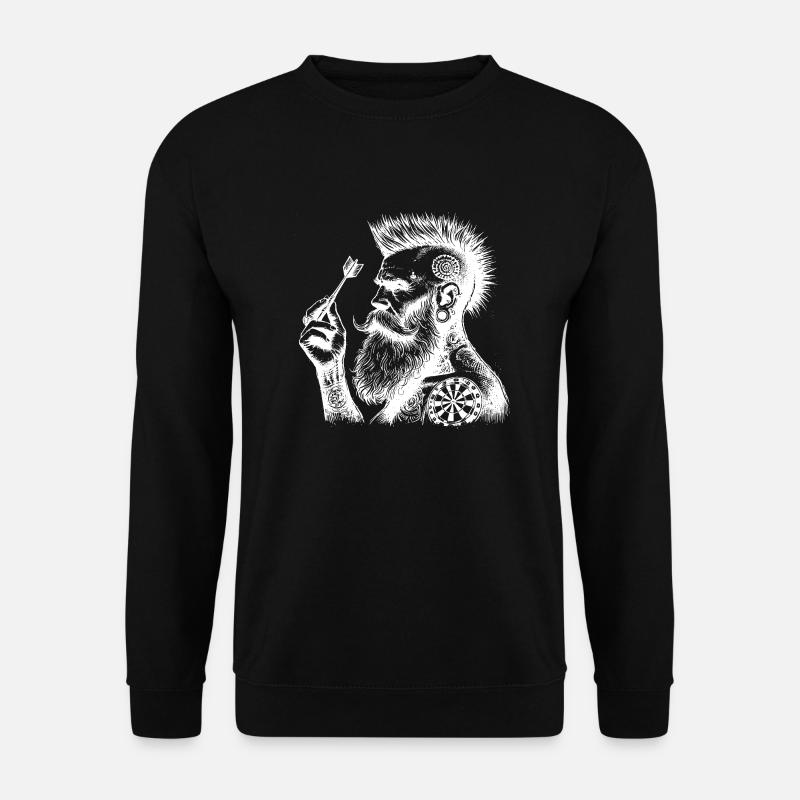 Dart Guy - Unisex Pullover - Schwarz