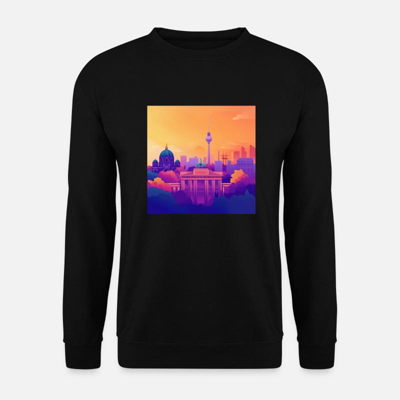 Berlin - Unisex Pullover - Schwarz