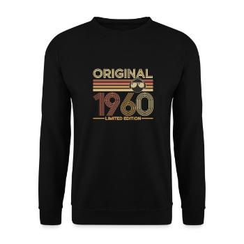 1960 - Unisex sweater - sort - Foran - Alina (178cm) & Michal (187cm)
