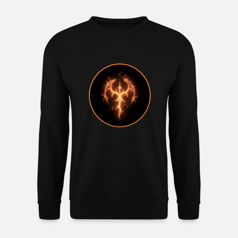 Symbole du bouclier anti-feu - Sweat-shirt Unisexe - noir