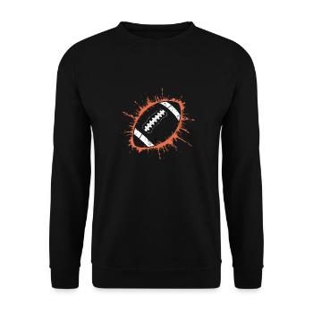 Fußball - Unisex Pullover - Schwarz - Vorne - Alina (178cm) & Michal (187cm)