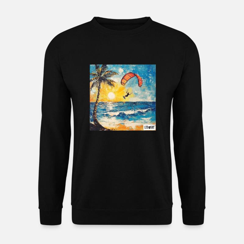 Kite - Unisex Pullover - Schwarz