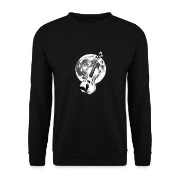 Violon - Sweat-shirt Unisexe - noir - Devant - Alina (178cm) & Michal (187cm)