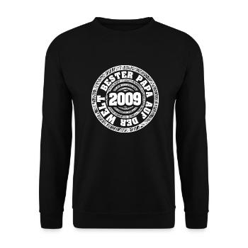 Papa 2009 - Sweat-shirt Unisexe - noir - Devant - Alina (178cm) & Michal (187cm)
