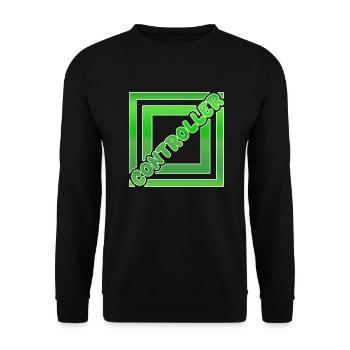 Controller - Unisex Sweatshirt - black - Front - Alina (178cm) & Michal (187cm)