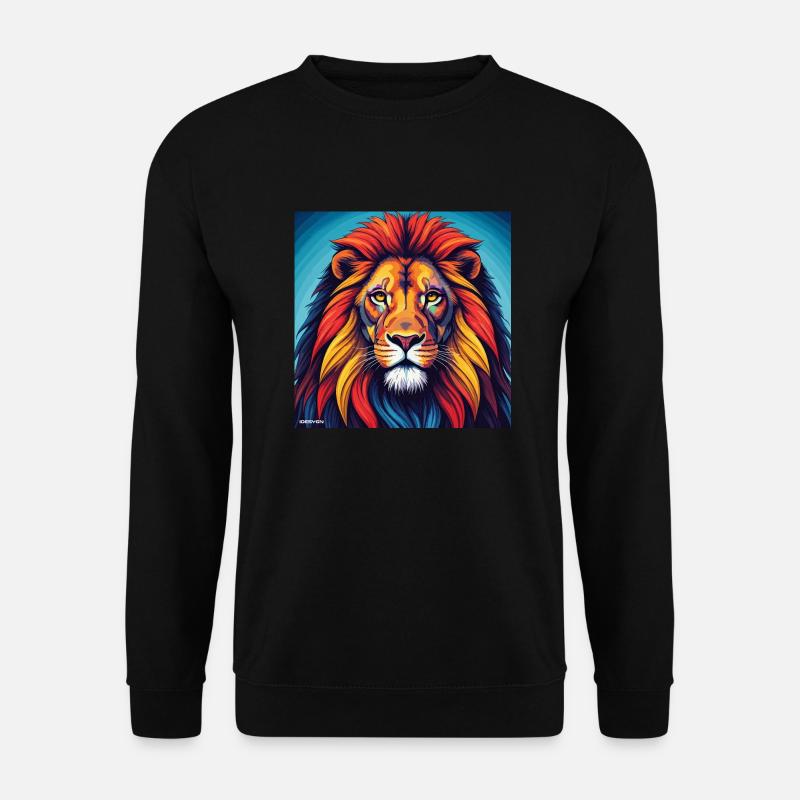 Lion Gemini - Unisex Sweatshirt - black