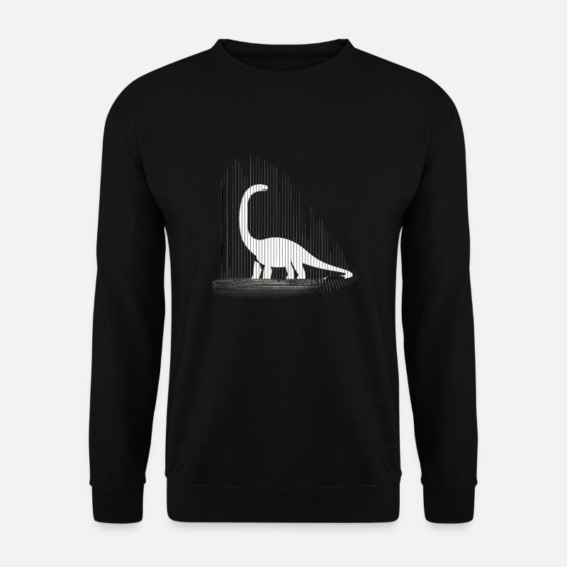 Dinosaurier Dinosaurier Dinosaurier Brachiosaurier - Unisex Pullover - Schwarz