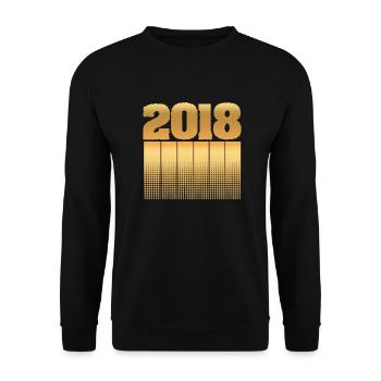 Gold 2018 - Unisex Sweatshirt - black - Front - Alina (178cm) & Michal (187cm)