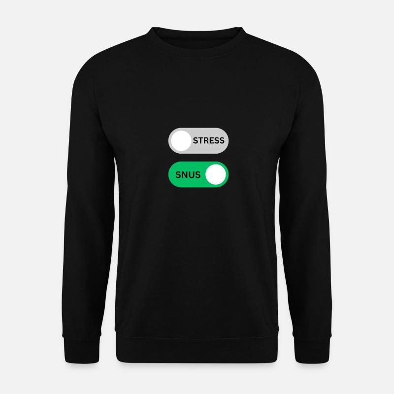 SNUS on off - Unisex Pullover - Schwarz