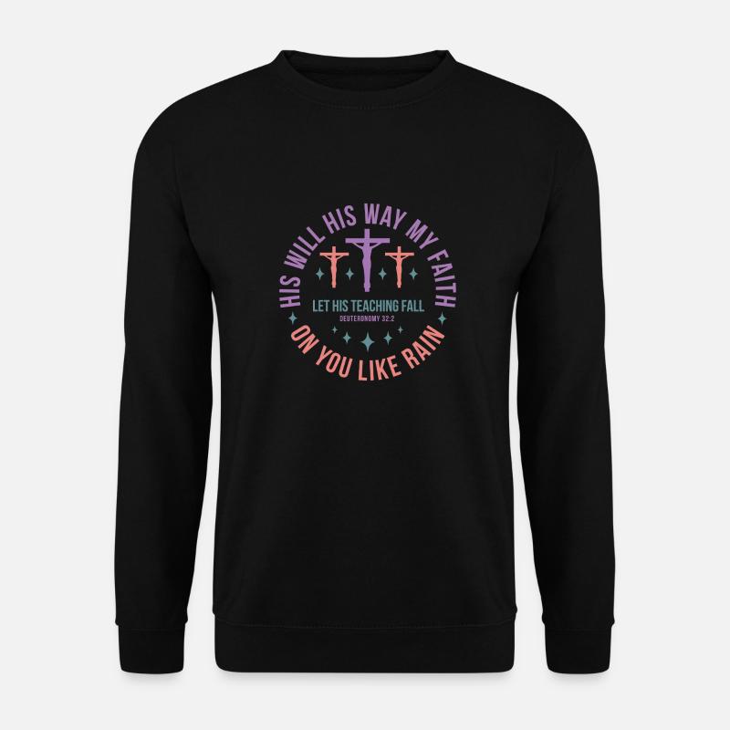 His Will His Way - Unisex Sweatshirt - black