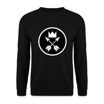 Dalécarlie - Sweat-shirt Unisexe - noir - Devant - Alina (178cm) & Michal (187cm)