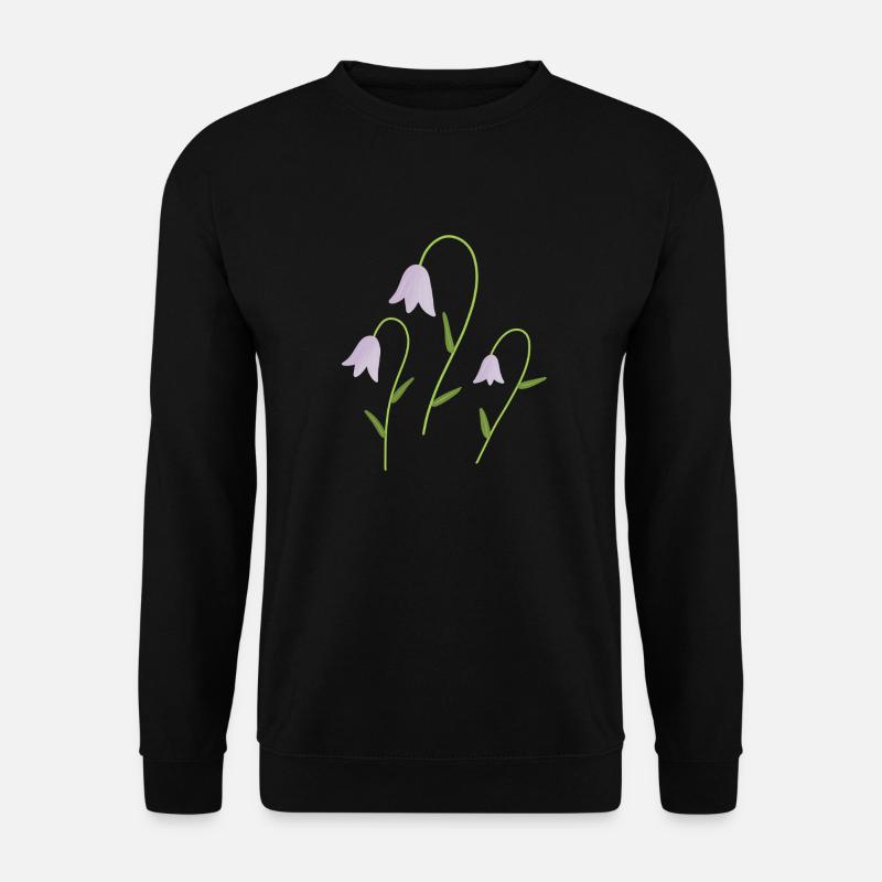 Glockenblumen - Unisex Pullover - Schwarz