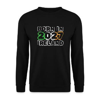 Irlande 2027 - Sweat-shirt Unisexe - noir - Devant - Alina (178cm) & Michal (187cm)