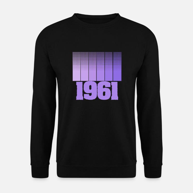 Geboren 1961 - Unisex Pullover - Schwarz