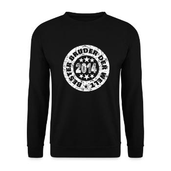 2014 - Unisex Sweatshirt - black - Front - Alina (178cm) & Michal (187cm)