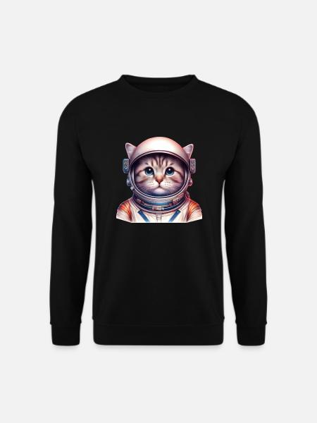 Space_cat - Unisex Sweatshirt - black