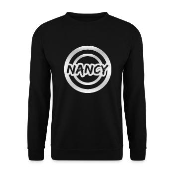 Geschenk Nancy - Unisex Pullover - Schwarz - Vorne - Alina (178cm) & Michal (187cm)