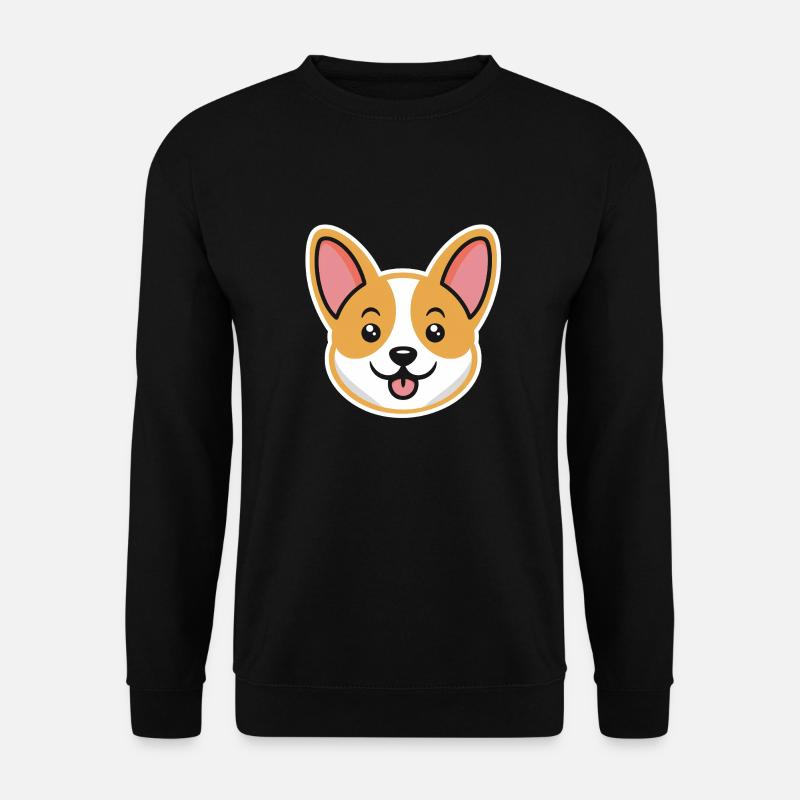 corgi - Sweat-shirt Unisexe - noir
