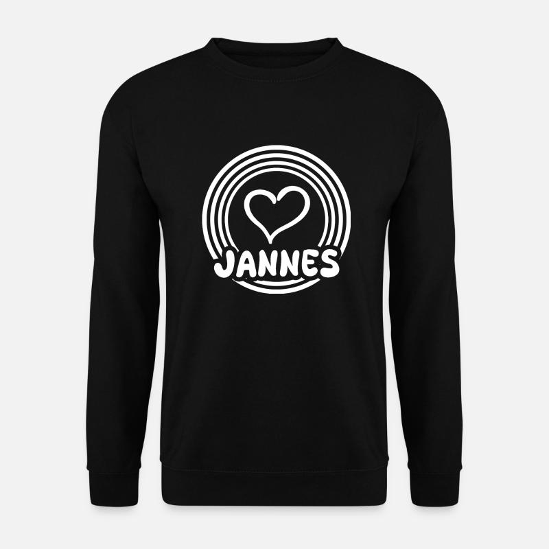 Jannes comme nom - Sweat-shirt Unisexe - noir