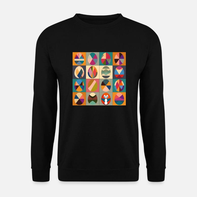Ostereier Design No.12 - Unisex Pullover - Schwarz