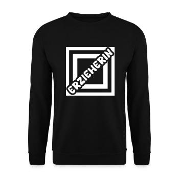 Erzieherin - Unisex Pullover - Schwarz - Vorne - Alina (178cm) & Michal (187cm)