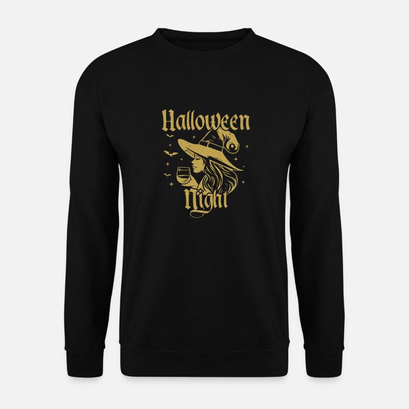 Lustiges Halloween Kostüm Geschenk Spruch - Unisex Pullover - Schwarz