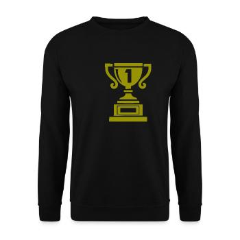 Coupe 1 - Sweat-shirt Unisexe - noir - Devant - Alina (178cm) & Michal (187cm)