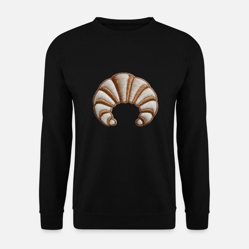 Gestickte Sichel - Unisex Pullover - Schwarz