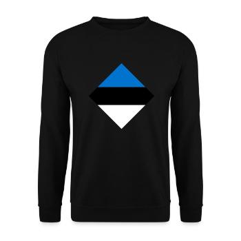 Estonia - Unisex Sweatshirt - black - Front - Alina (178cm) & Michal (187cm)