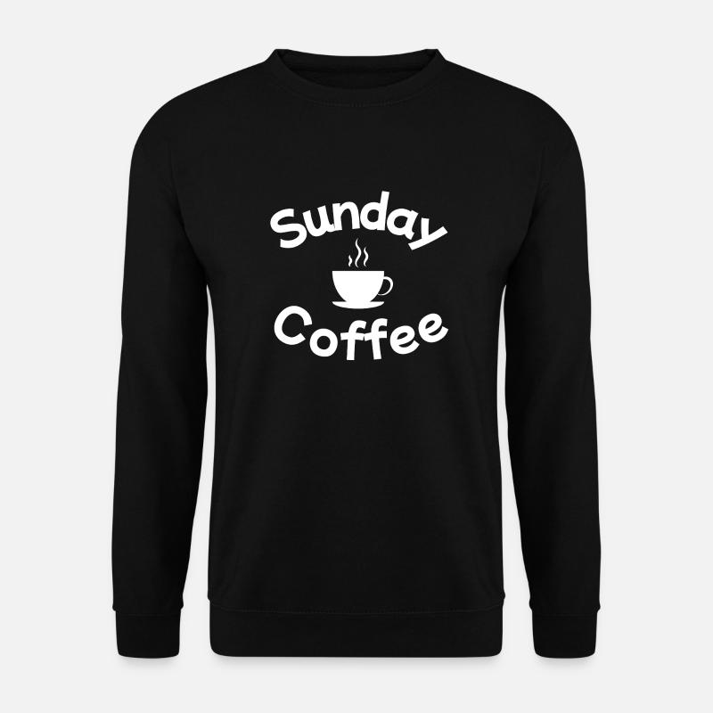 Café du dimanche - Sweat-shirt Unisexe - noir