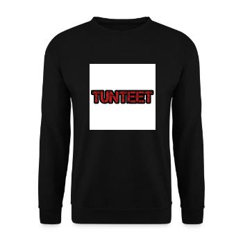 1000012036 - Unisex Sweatshirt - black - Front - Alina (178cm) & Michal (187cm)