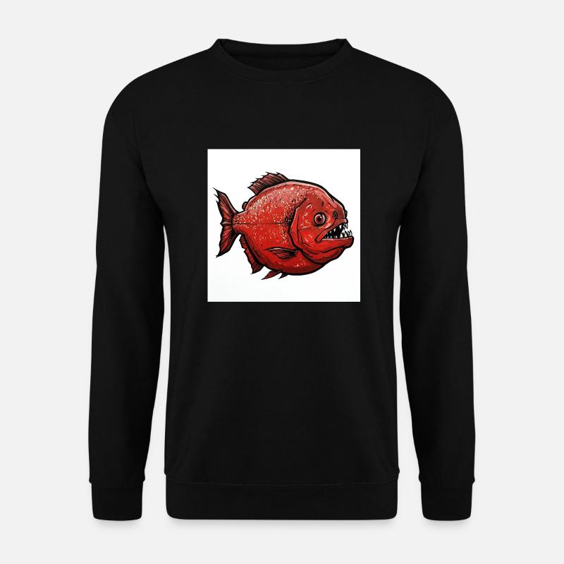 Red Piranha - Unisex Pullover - Schwarz