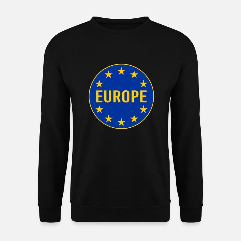 Europa - Unisex Pullover - Schwarz