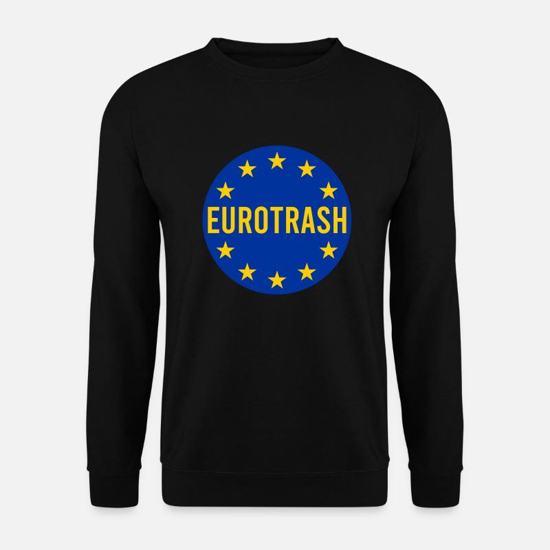 Eurotrash - Unisex Pullover - Schwarz