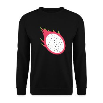 dragonfruit - Unisex Sweatshirt - black - Front - Alina (178cm) & Michal (187cm)