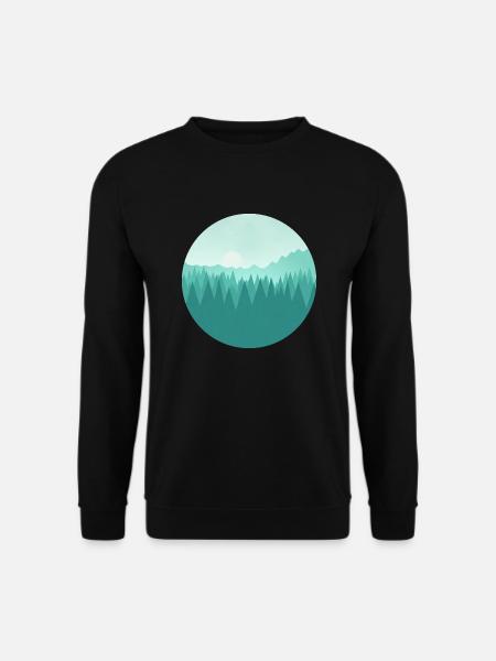 Mountain landscape - Unisex Sweatshirt - black