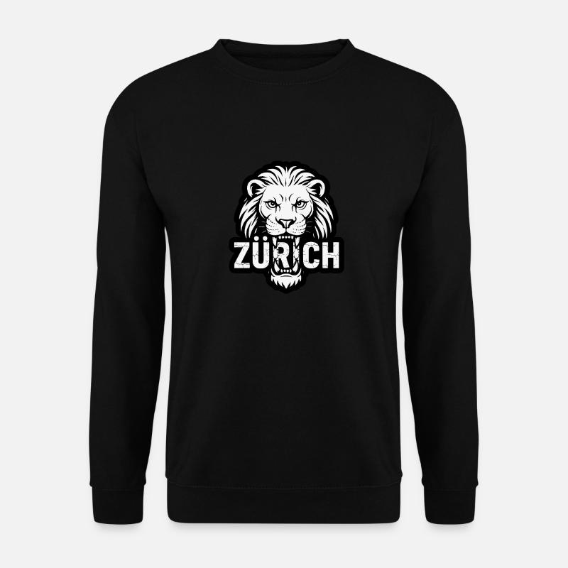 Zurich Lion - Unisex Pullover - Schwarz