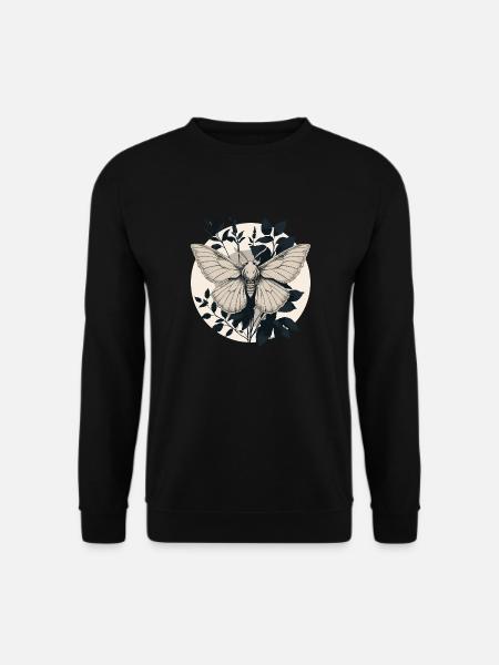 Mystische Motte - Unisex Pullover - Schwarz