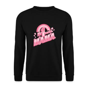 Nr. 1 beste Mama - Unisex Pullover - Schwarz - Vorne - Alina (178cm) & Michal (187cm)