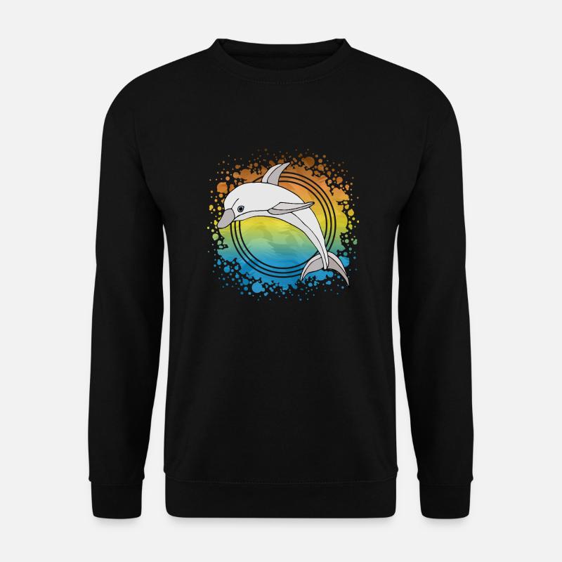 Dolphin - Unisex Sweatshirt - black