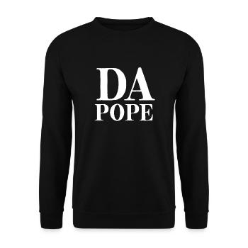 DA POPE Leo - Unisex Pullover - Schwarz - Vorne - Alina (178cm) & Michal (187cm)